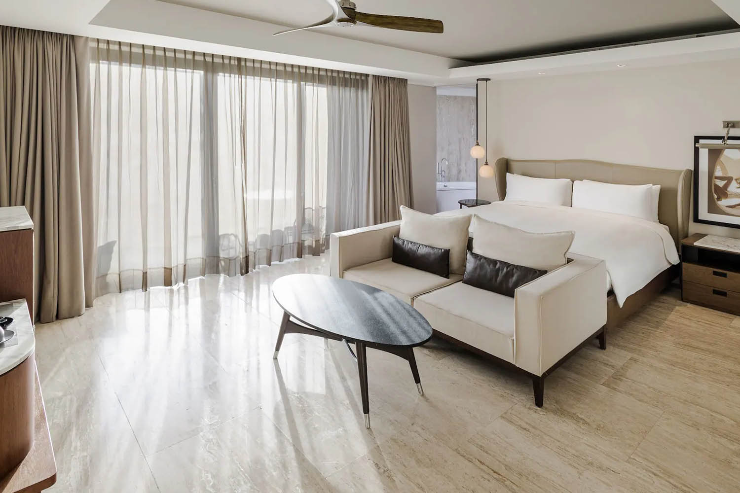 1 King Bed Partial Ocean View, Beach House LuxuriaVacations