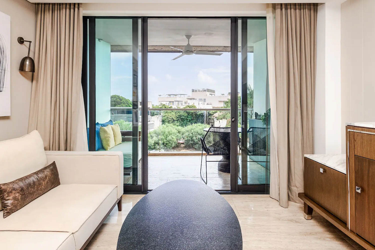 1 King Bed with Balcony Downtown House LuxuriaVacations