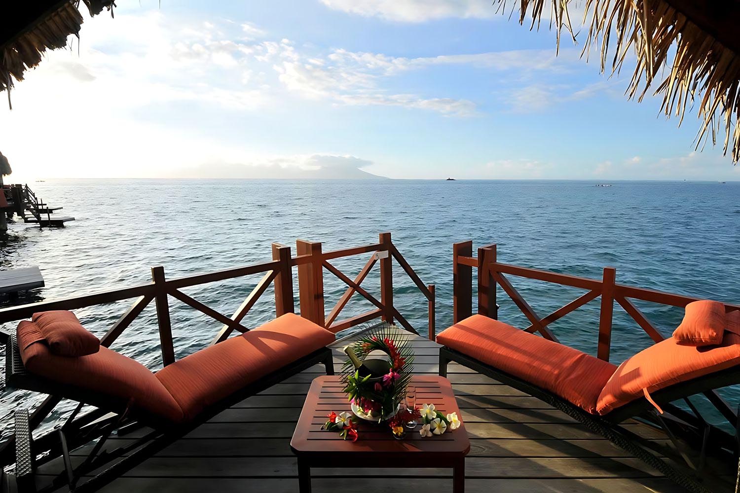 1 King Overwater Bungalow Ocean View LuxuriaVacations