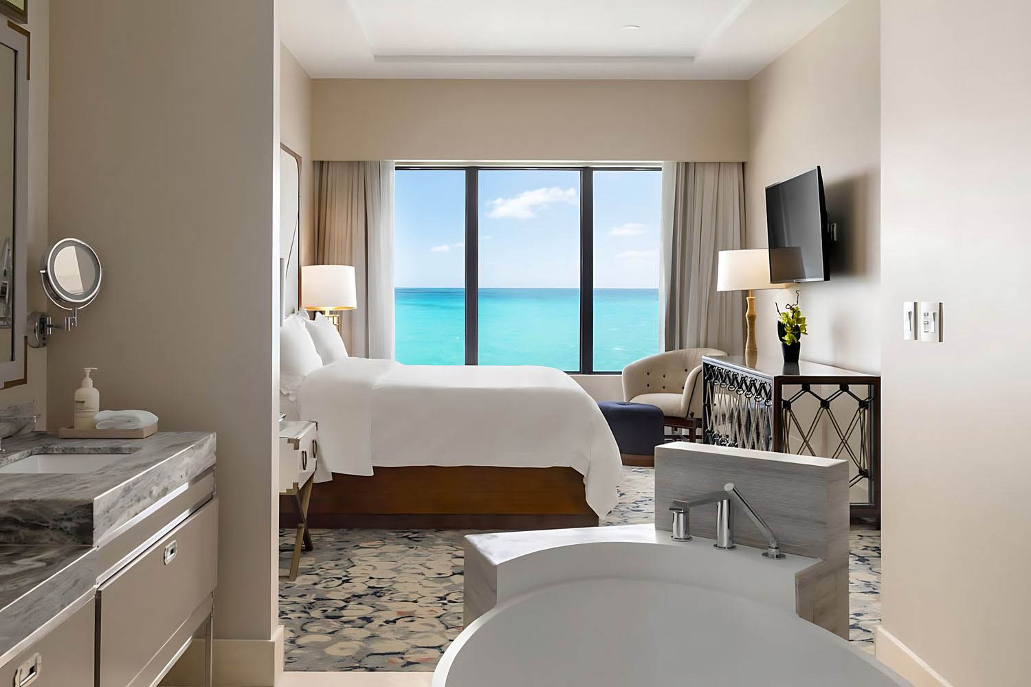 2 Bedroom Residence Bedroom 1: 1 King, Bedroom 2: 1 King, Oceanfront, Jobson's Cove, Balcony LuxuriaVacations