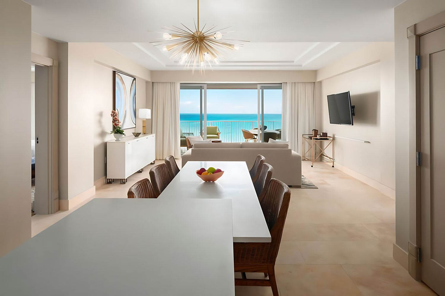 2 Bedroom Residence Penthouse, Bedroom 1: 1 King, Bedroom 2: 2 Queen, Ocean view, Gates Bay LuxuriaVacations