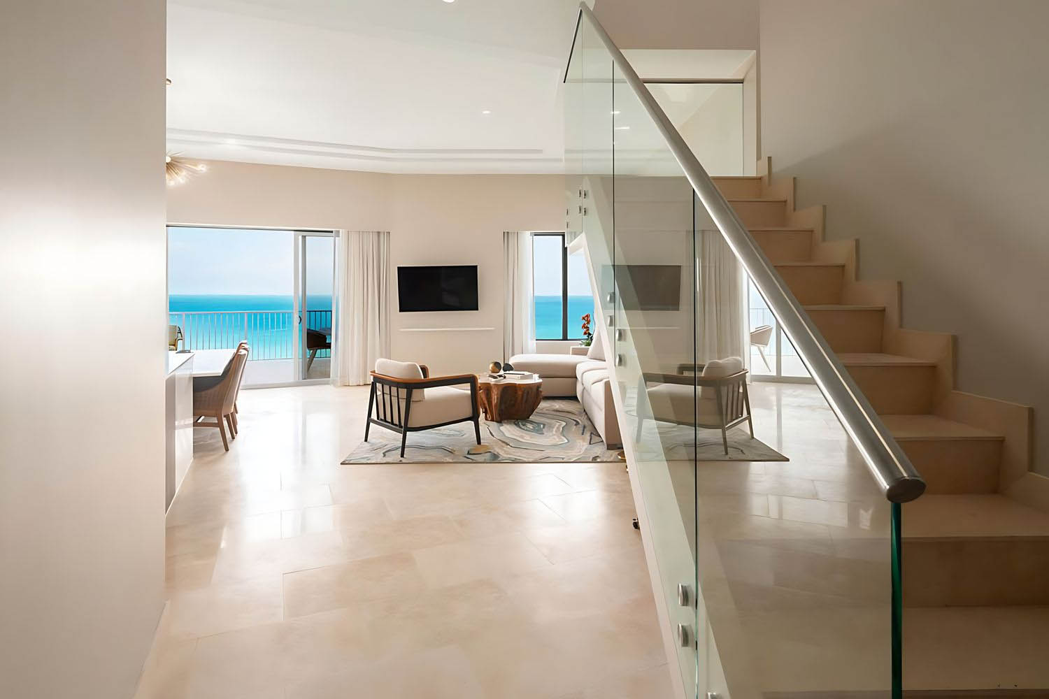 2 Bedroom Residence Penthouse, Bedroom 1: 1 King, Bedroom 2: 2 Queen, Ocean view, Gates Bay LuxuriaVacations
