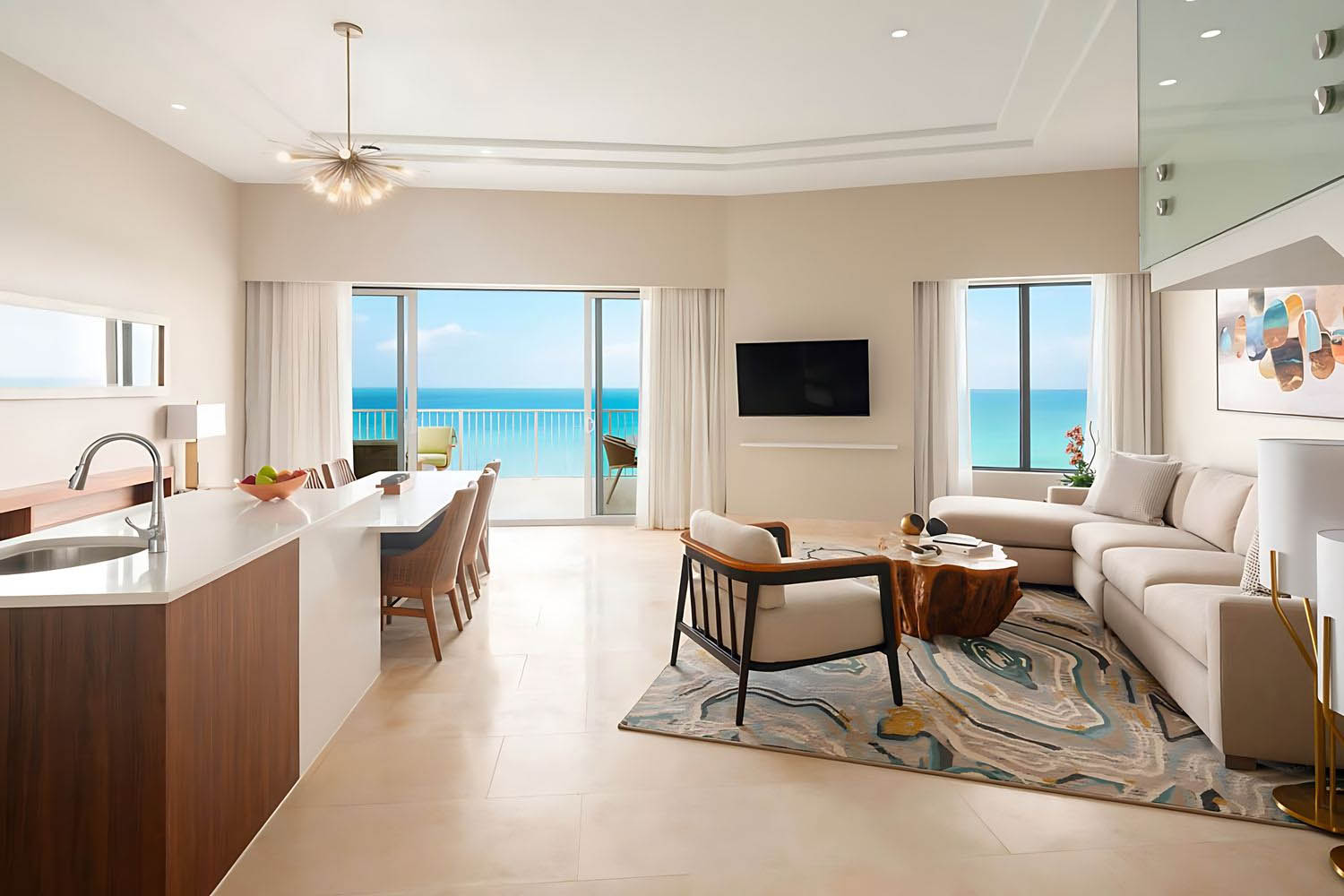 2 Bedroom Residence Penthouse, Bedroom 1: 1 King, Bedroom 2: 2 Queen, Ocean view, Gates Bay LuxuriaVacations