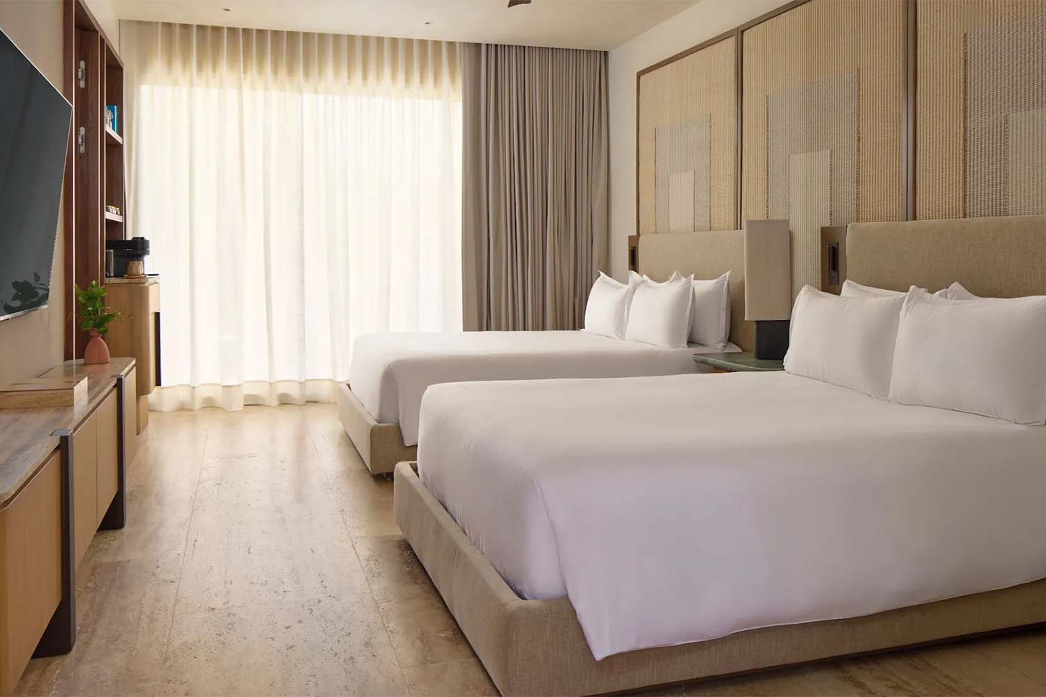 2 Double Beds Beach Area LuxuriaVacations
