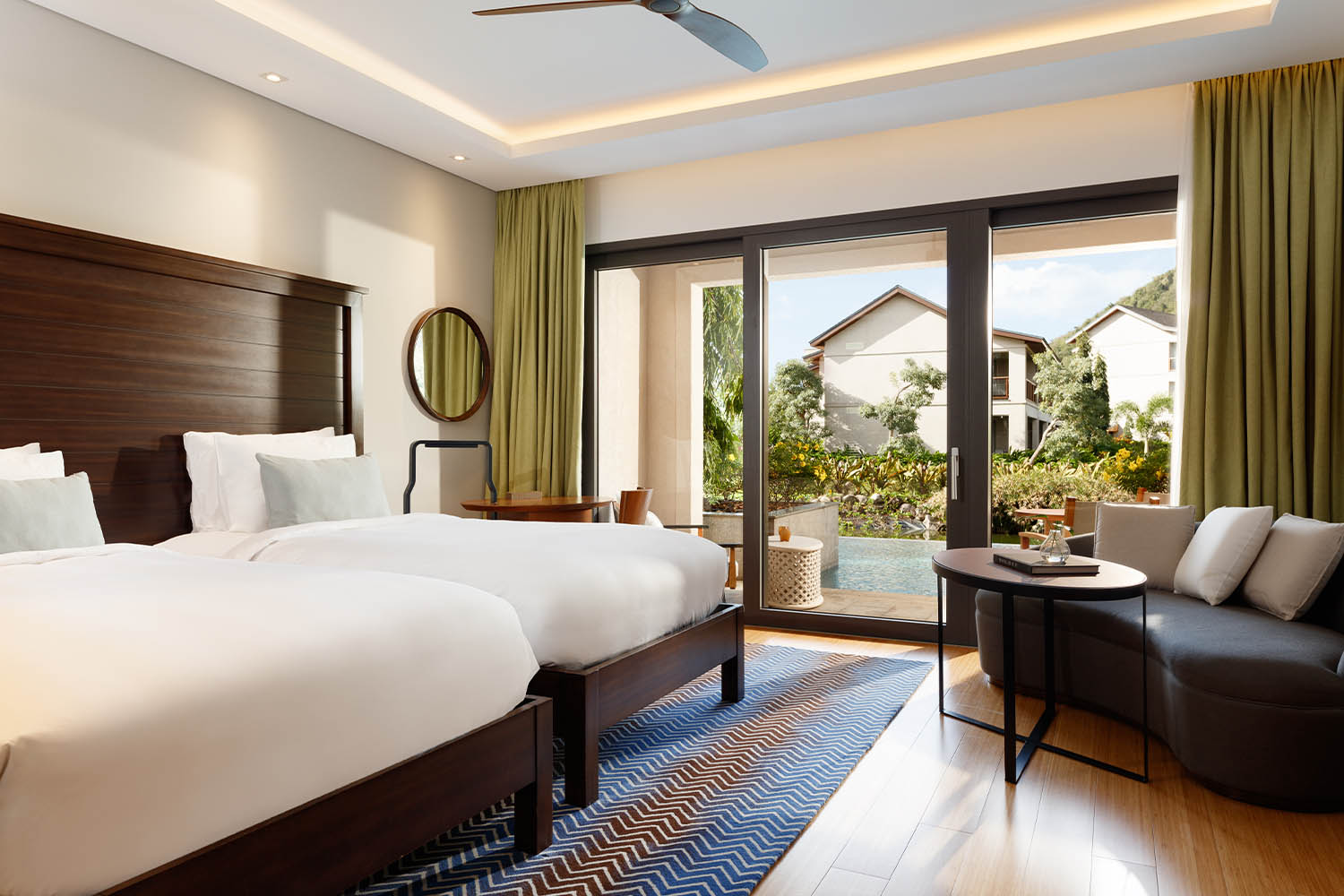 2 Twin Premium Mountain View Pool Access LuxuriaVacations