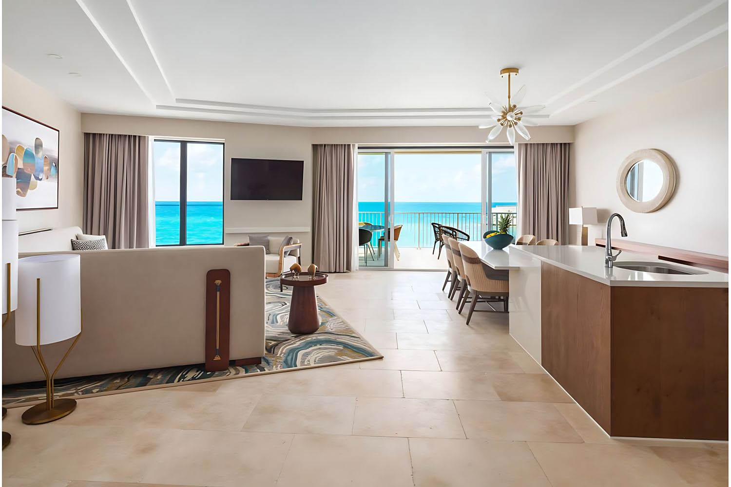 3 Bedroom Penthouse, Bedroom 1: 1 King, Bedroom 2: 2 Queen, Bedroom 3: 1 King, Oceanfront, Pool LuxuriaVacations