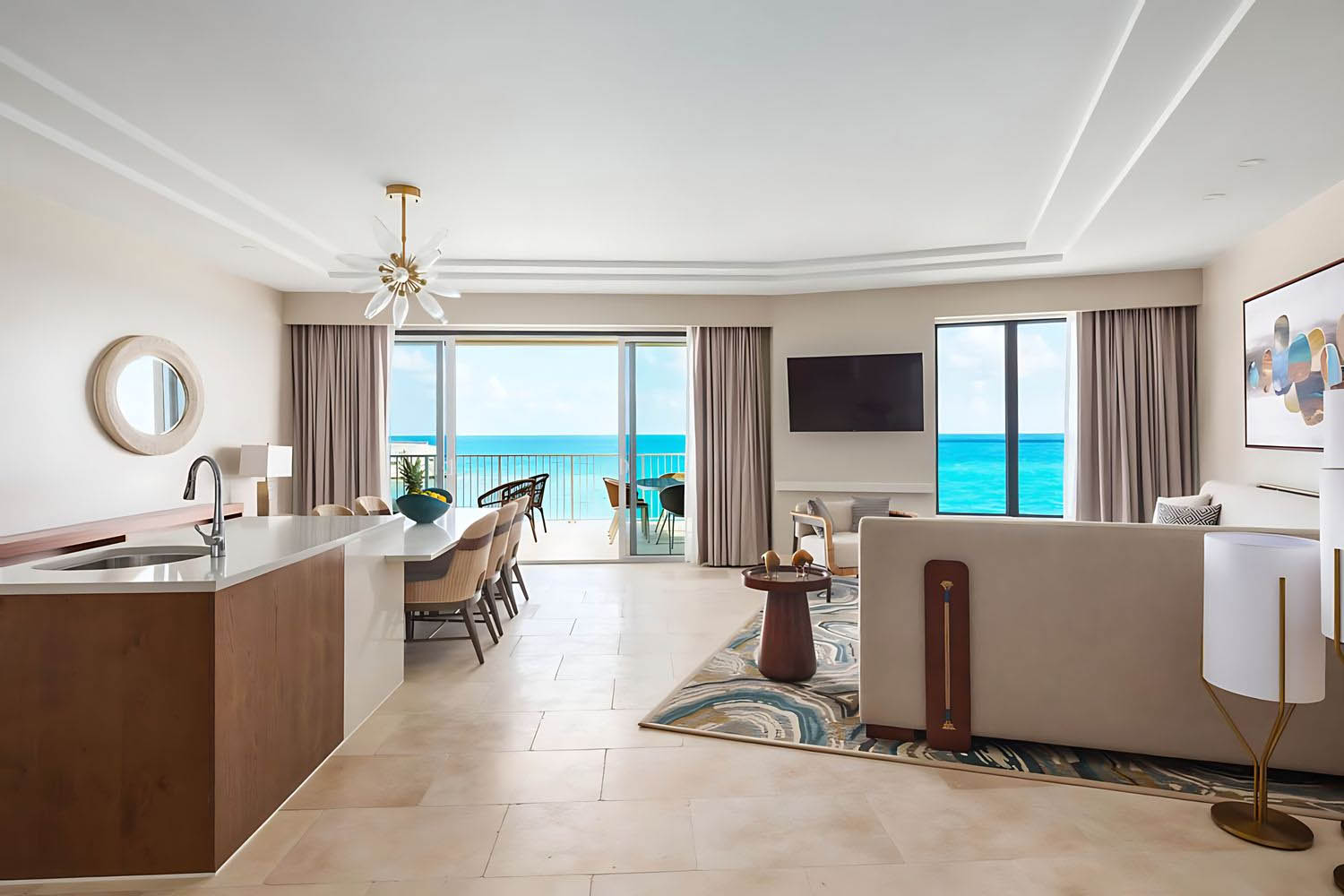3 Bedroom Penthouse, Bedroom 1: King, Bedroom 2: 2 Queen, Bedroom 3: 1 King, Ocean view, Pool LuxuriaVacations