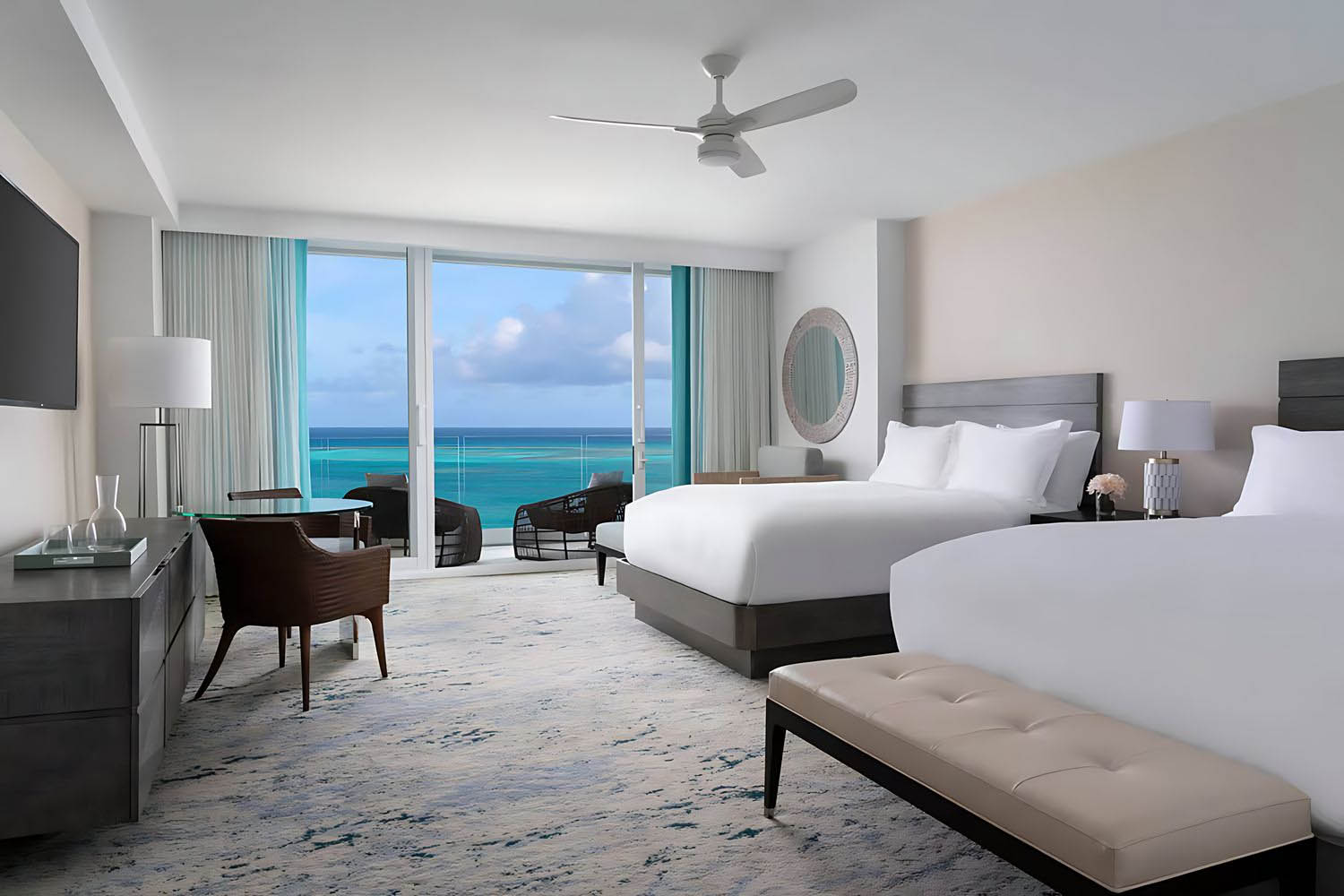 3 Bedroom Residence Bedroom 1: 1 King, Bedroom 2: 1 King, Bedroom 3: 2 Queen, Oceanfront LuxuriaVacations