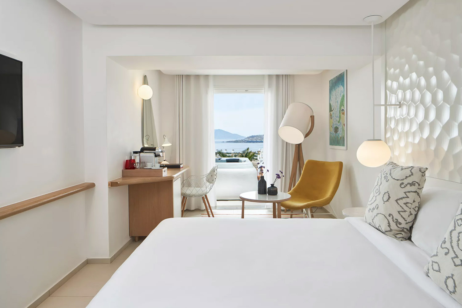 AEGEAN Deluxe Double Room with Sea View & Outdoor Jacuzzi LuxuriaVacations