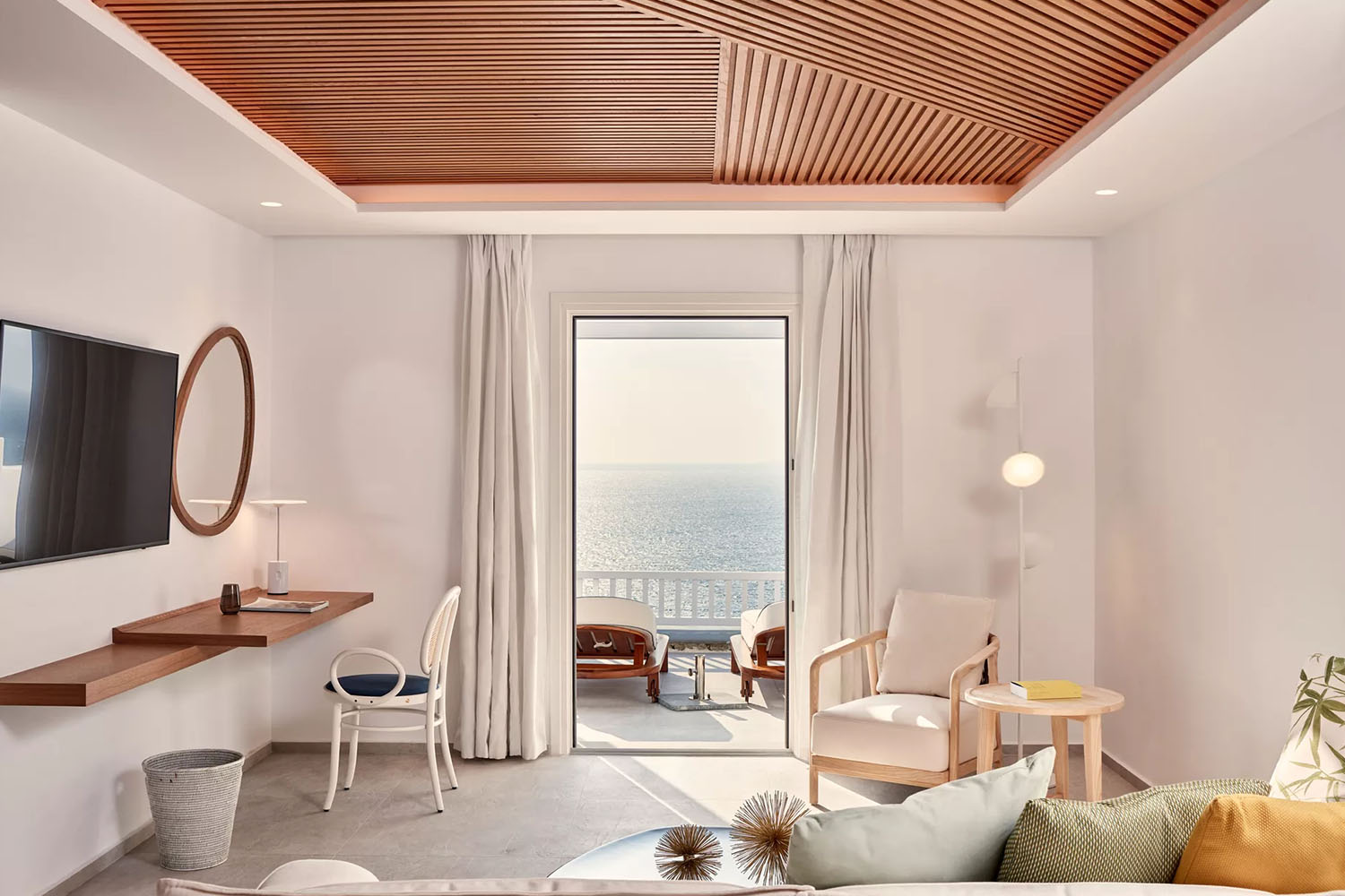 ARMONIA Two-Room Suite with Direct Sea View & Outdoor Jacuzzi LuxuriaVacations