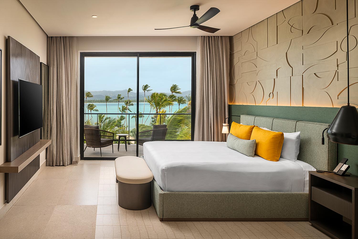 Beach View Room - 1 King Bed LuxuriaVacations
