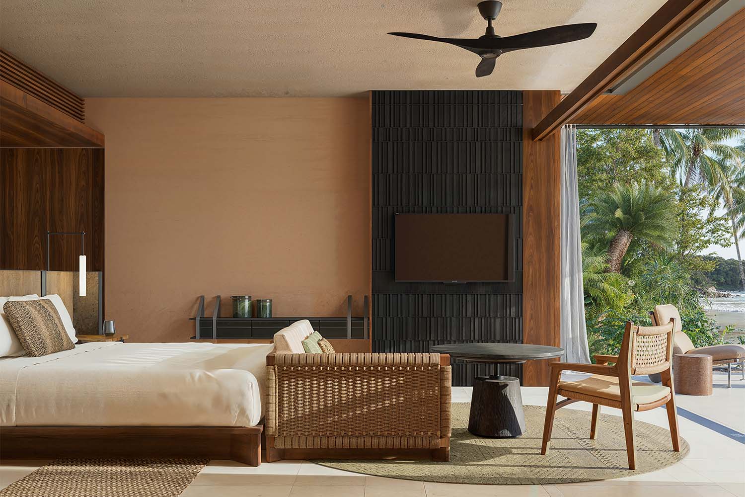 Beachfront pool Bedroom, 1 King, sofa bed LuxuriaVacations