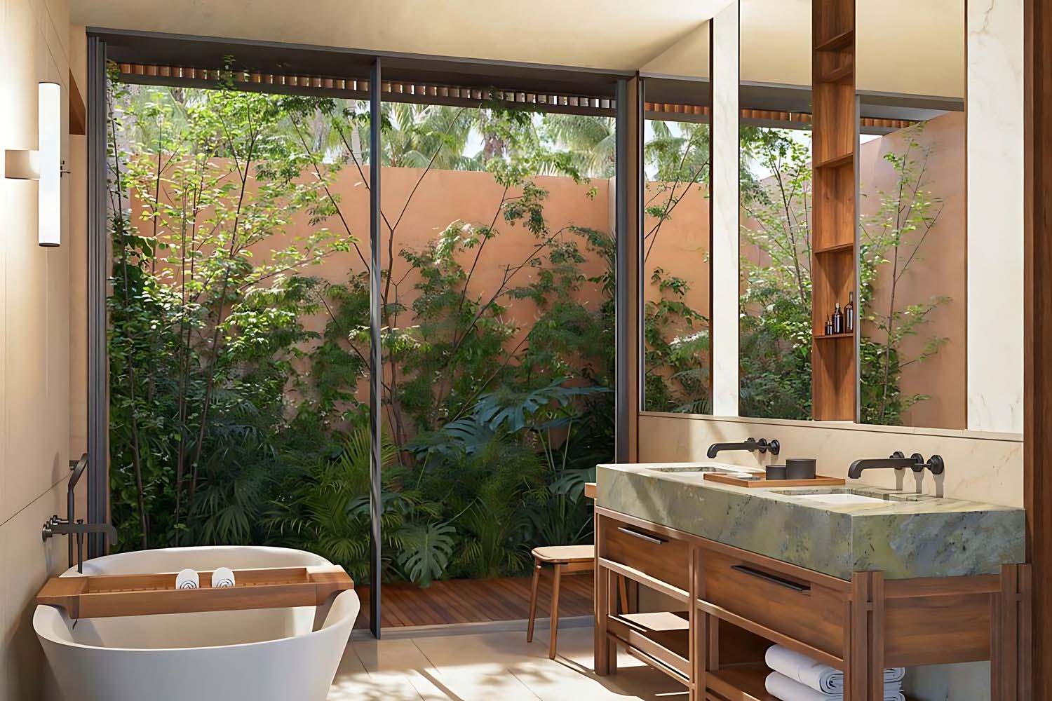 Beachfront terrace Bedroom, 1 King, sofa bed LuxuriaVacations