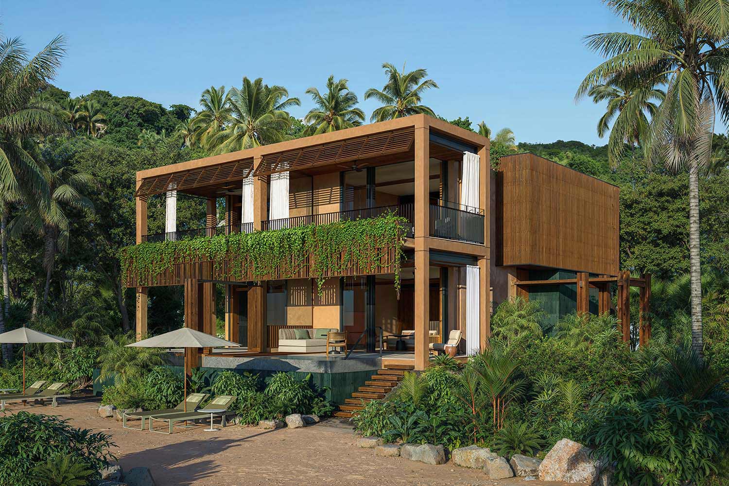 Beachfront terrace Bedroom, 1 King, sofa bed LuxuriaVacations