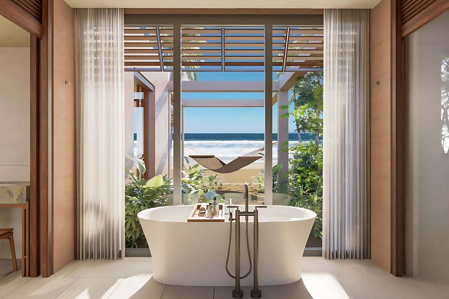 Beachfront Villa, 1 King, sofa bed LuxuriaVacations