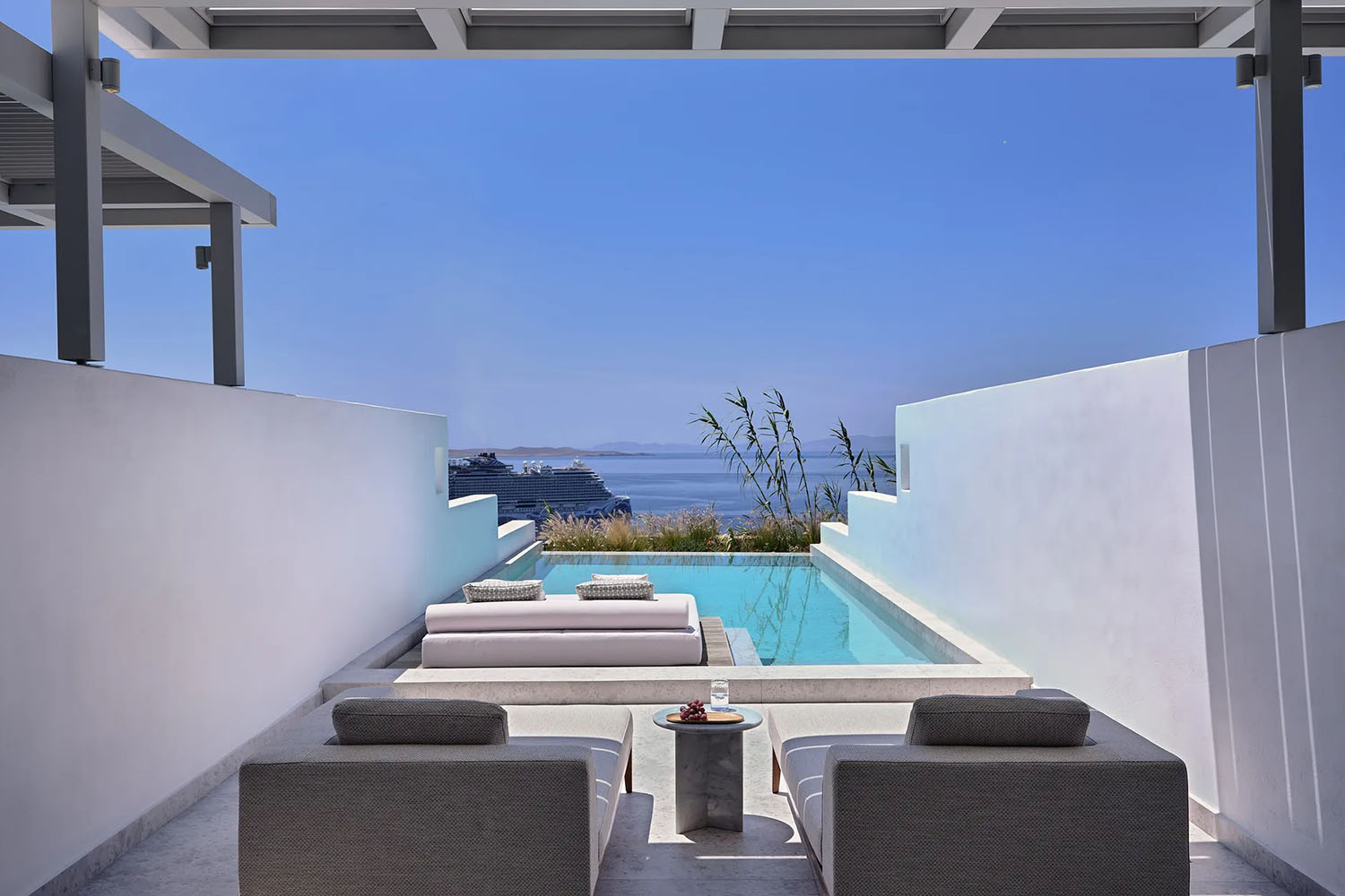 BETA Suite with Private Pool & Sea View LuxuriaVacations