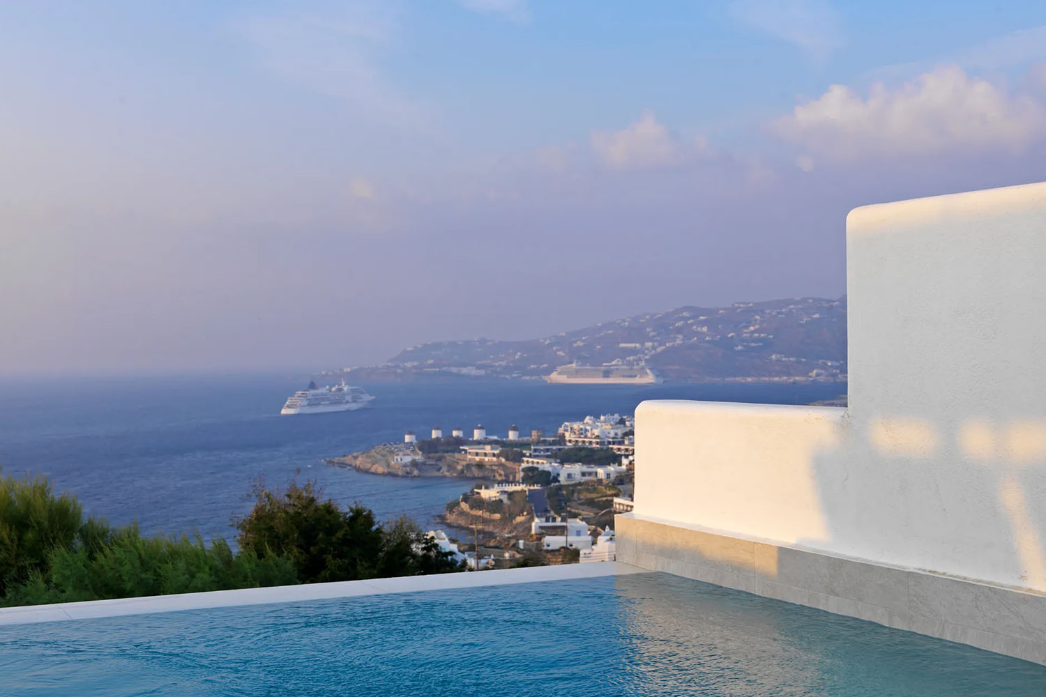 CYCLADES Suite Sea View with Private Pool & Outdoor Jacuzzi LuxuriaVacations