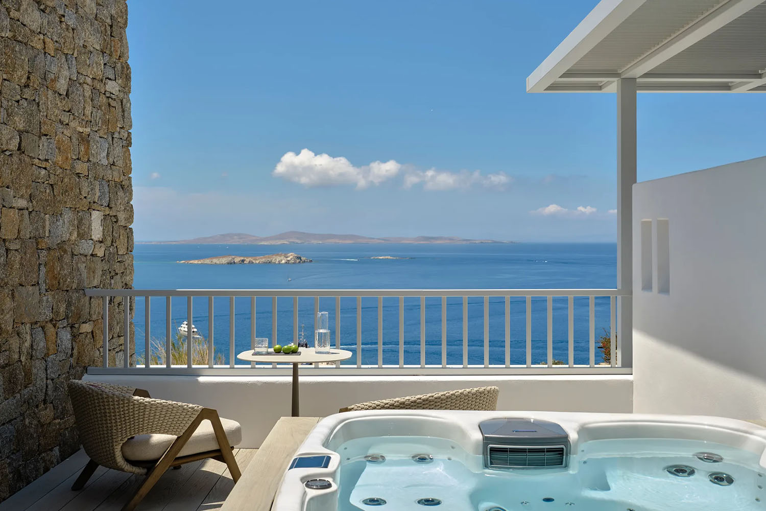 DELTA Room with Outdoor Hot Tub & Sea View LuxuriaVacations