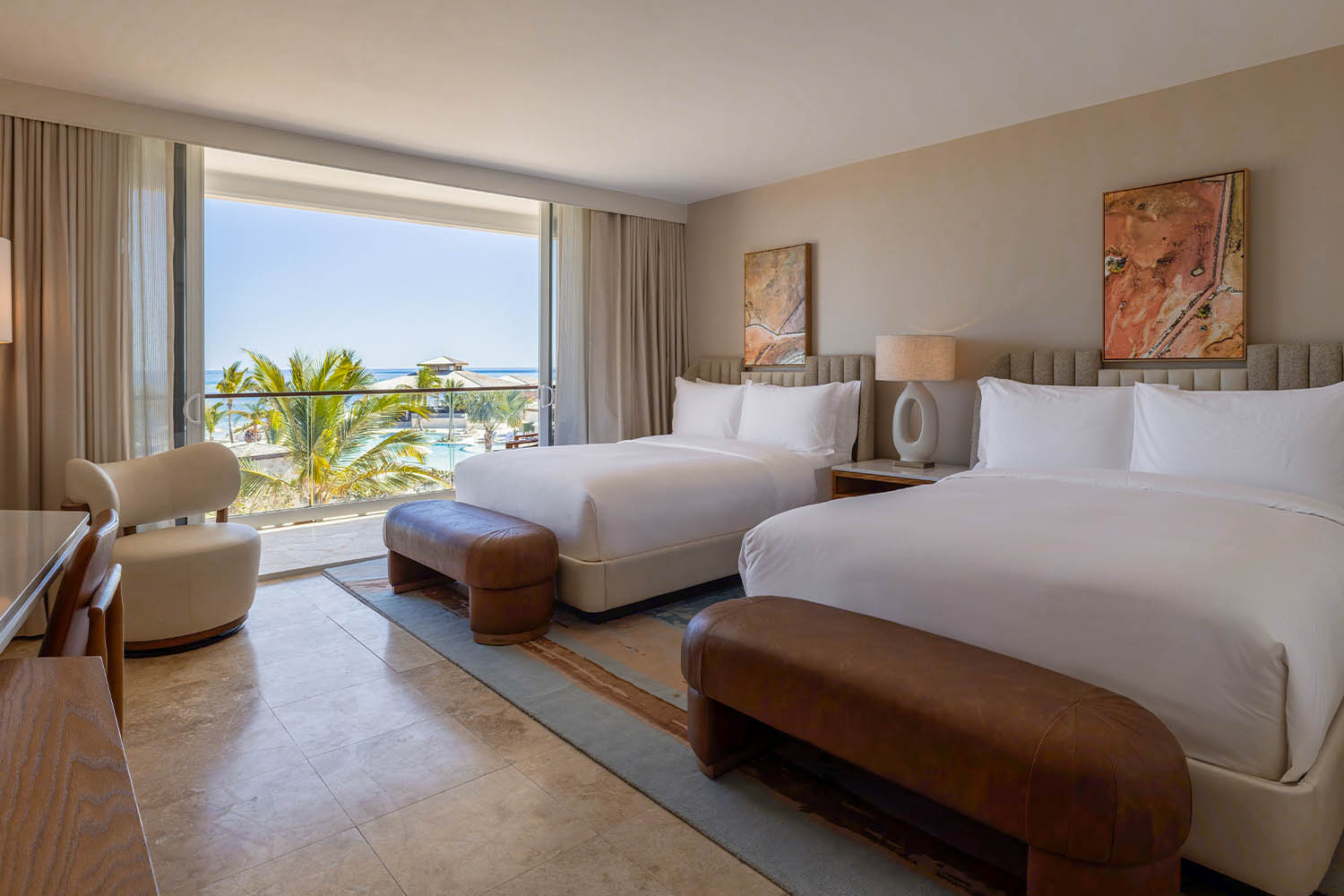 Deluxe Guest room, 2 Queen, Ocean view LuxuriaVacations