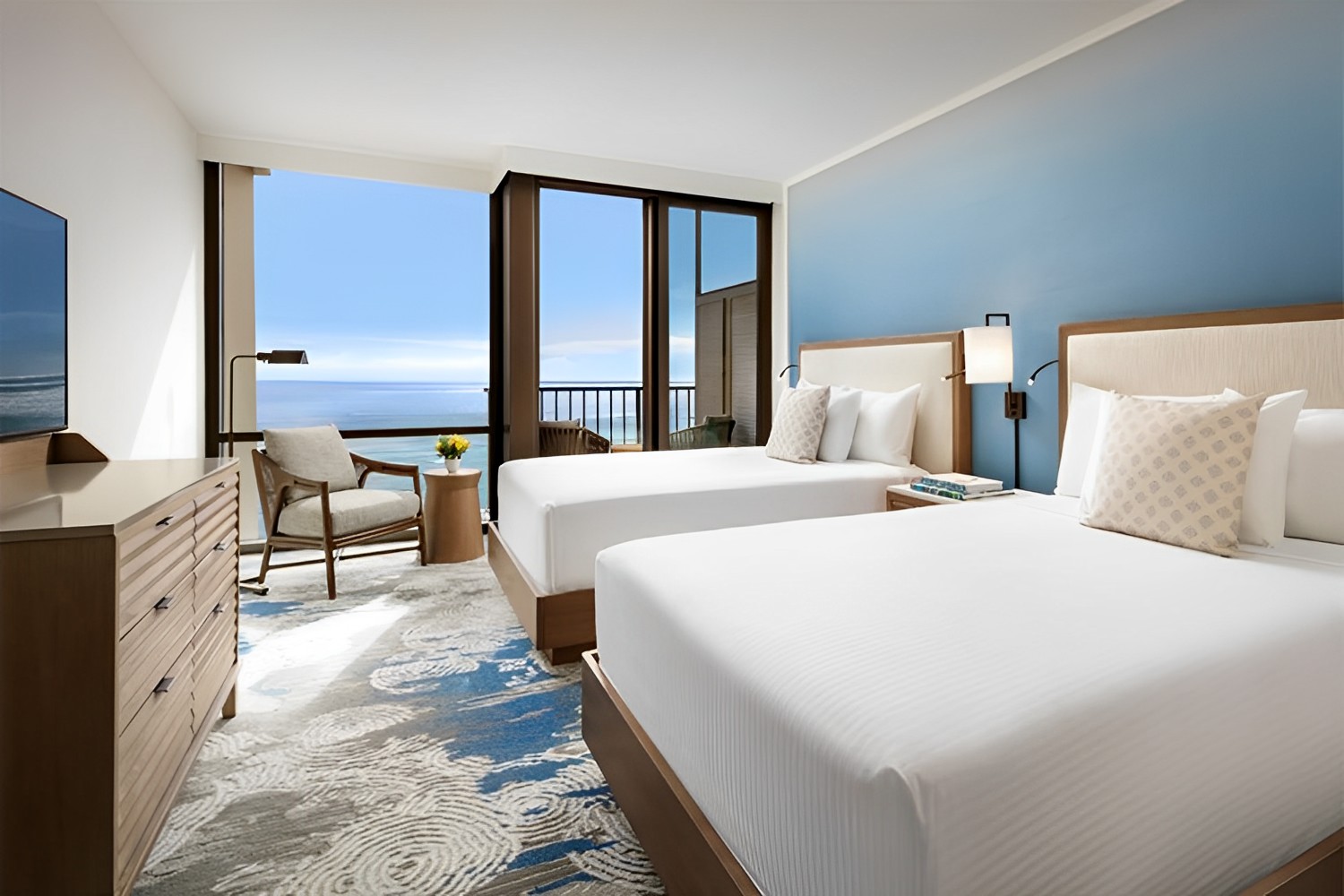 Deluxe Ocean View One King Bed LuxuriaVacations