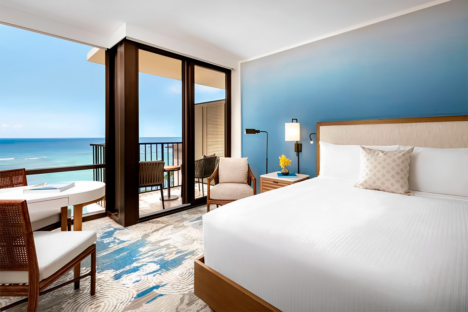 Deluxe Ocean View One King Bed LuxuriaVacations