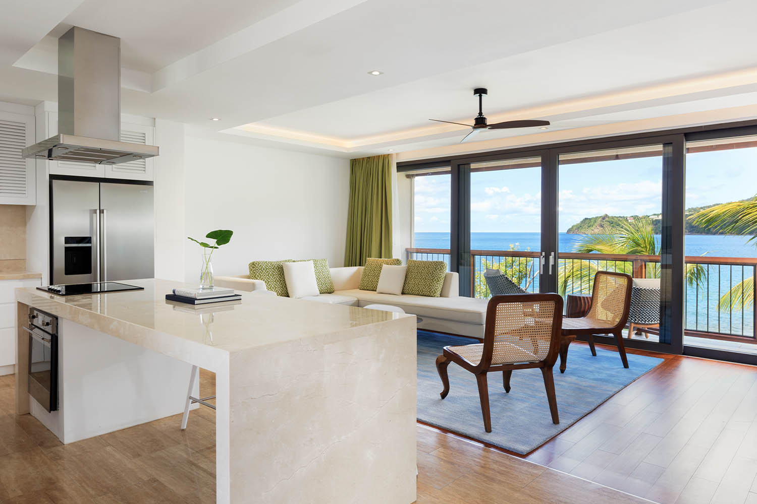 Duplex Ocean View Cabrits Penthouse 2 Beds LuxuriaVacations