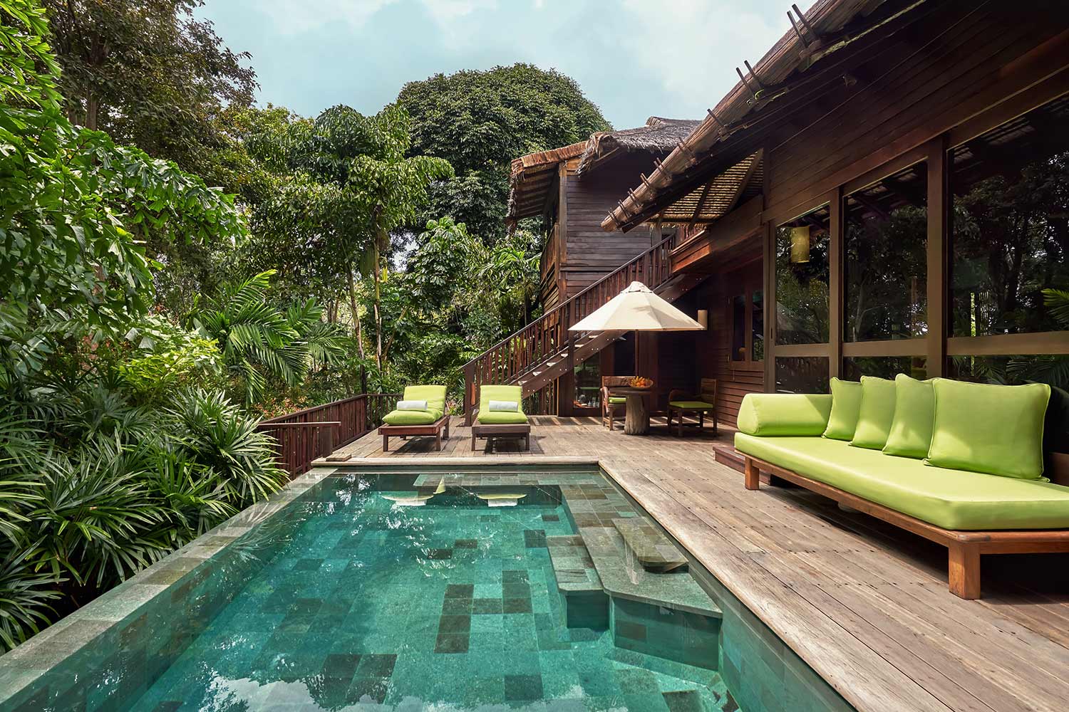 Hideaway Four Bedroom Pool Villa LuxuriaVacations