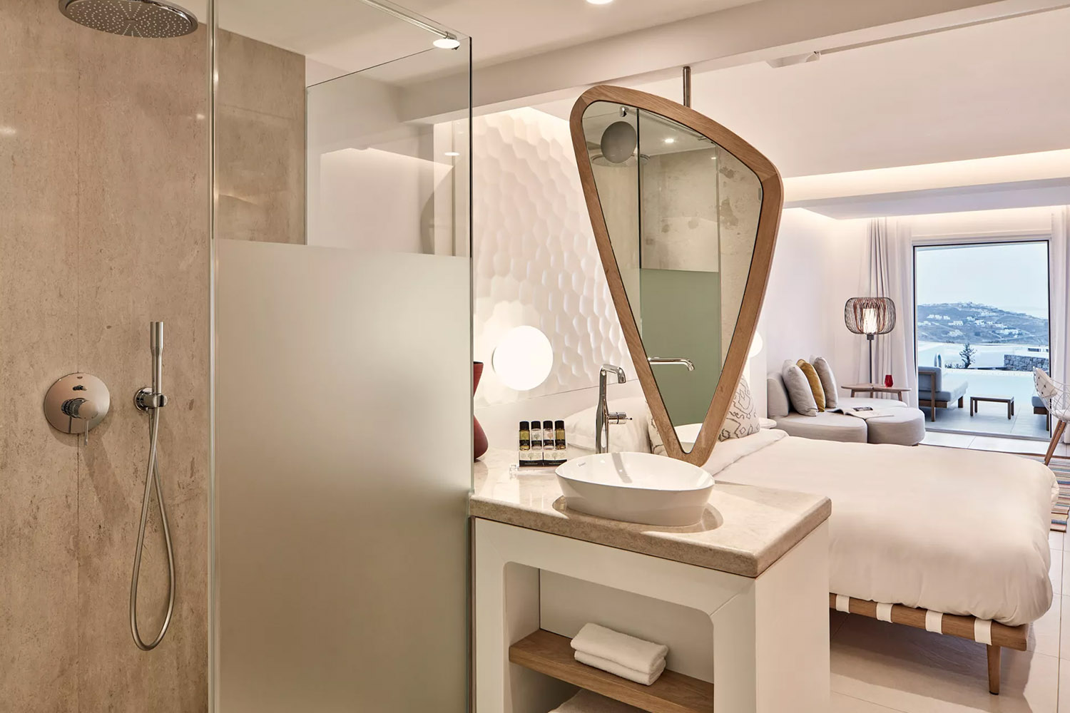HORIZON Superior Room with Sea View & Private Pool LuxuriaVacations