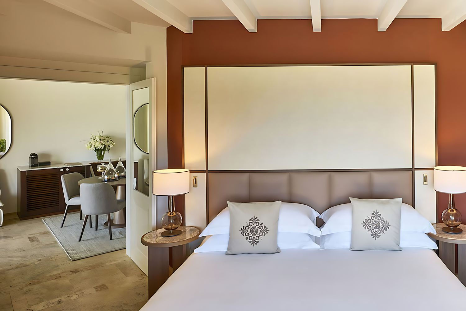 King Deluxe Suite with Sea View Tholos LuxuriaVacations