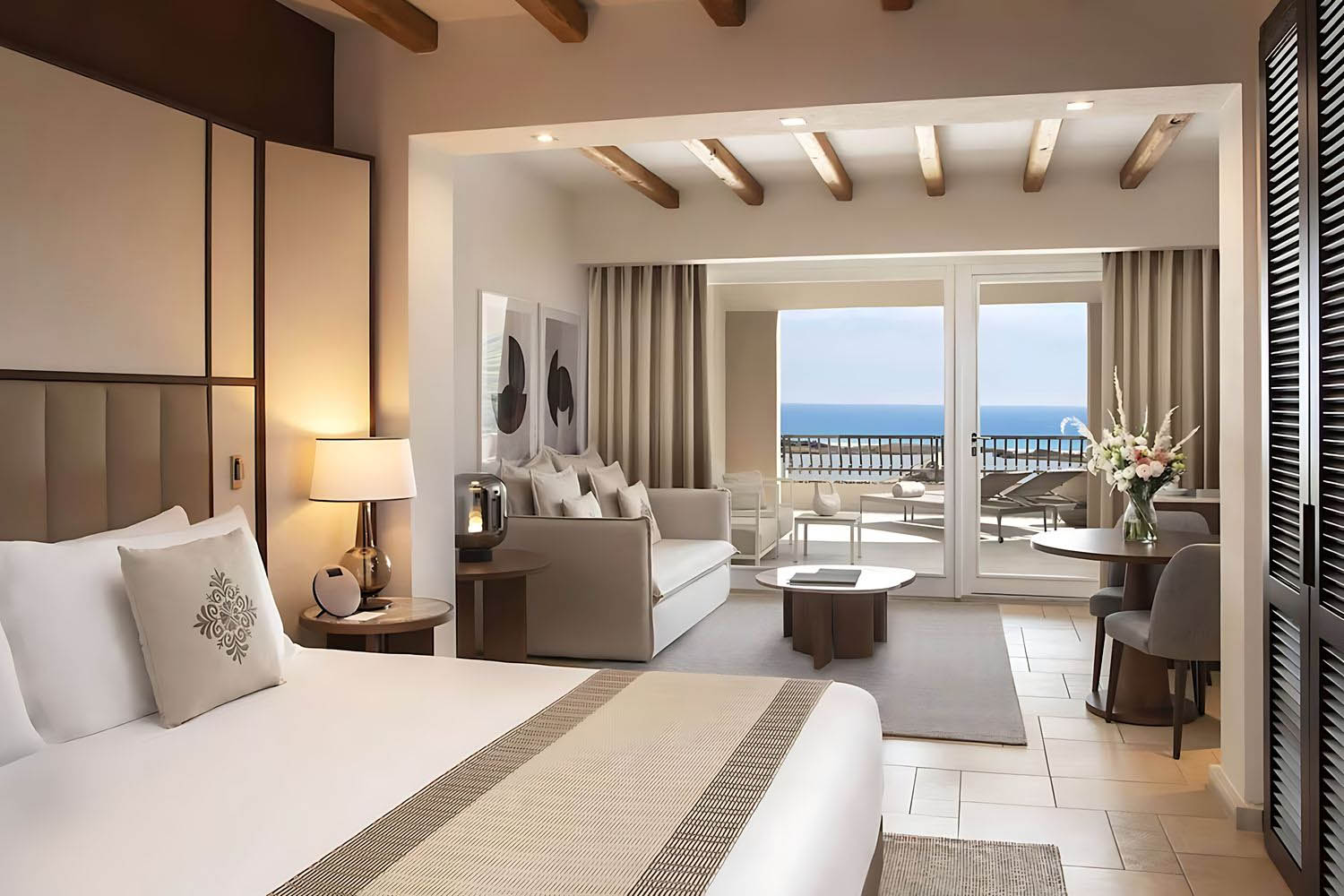 King Junior Suite with Sea View LuxuriaVacations