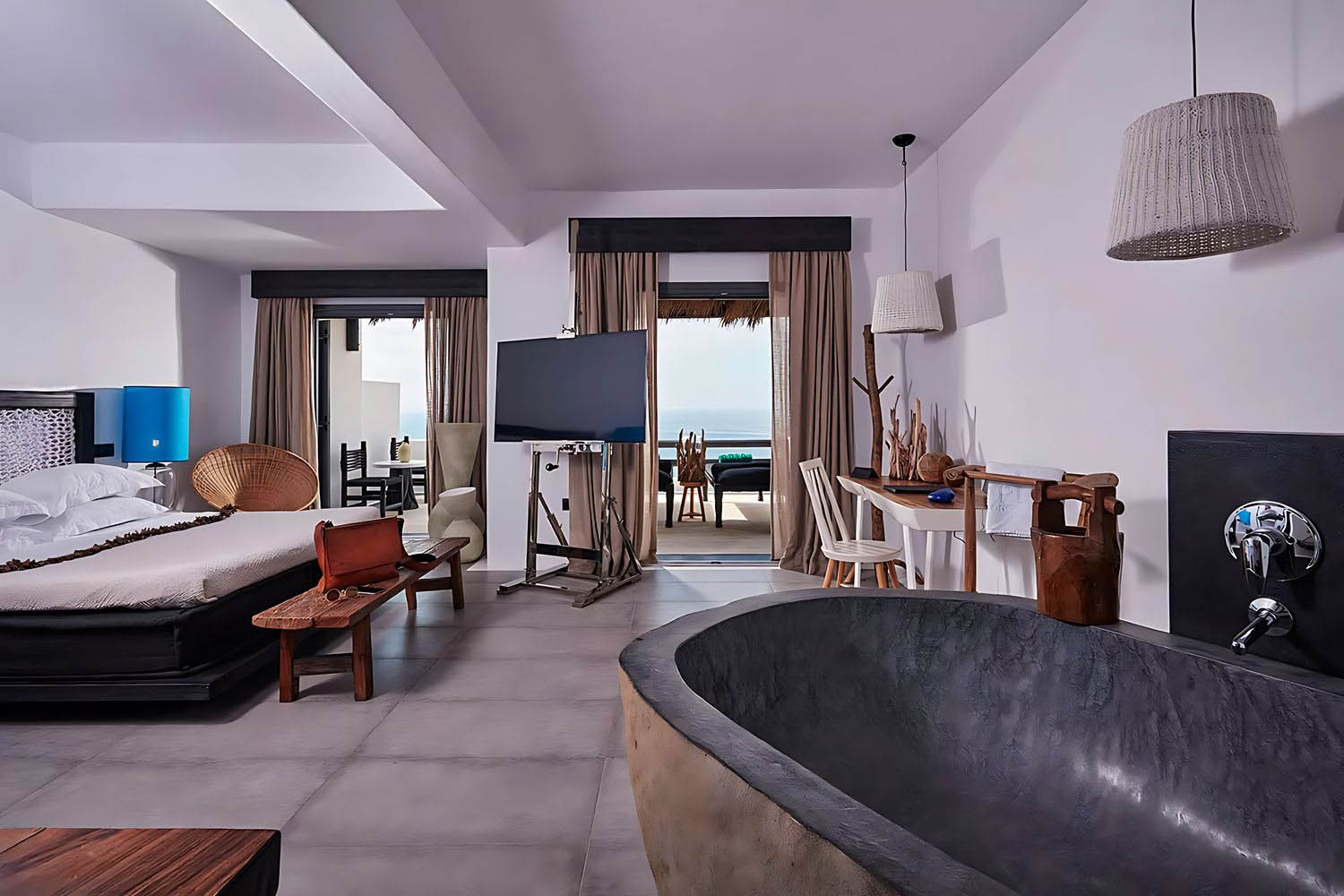 MAJESTIC Retreat Sea View Suite with Outdoor Jacuzzi LuxuriaVacations