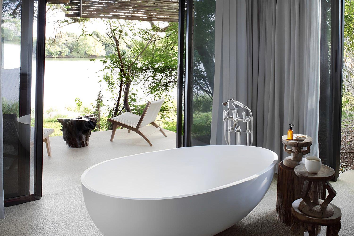 Matetsi River House Private Villa LuxuriaVacations