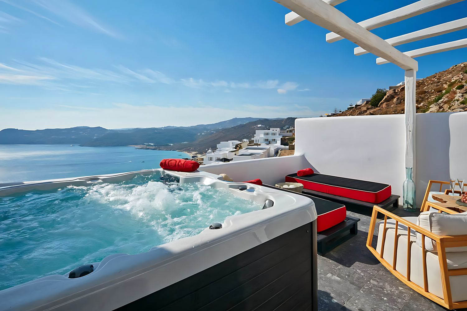 MYSTIQUE Suite with Outdoor Jacuzzi LuxuriaVacations