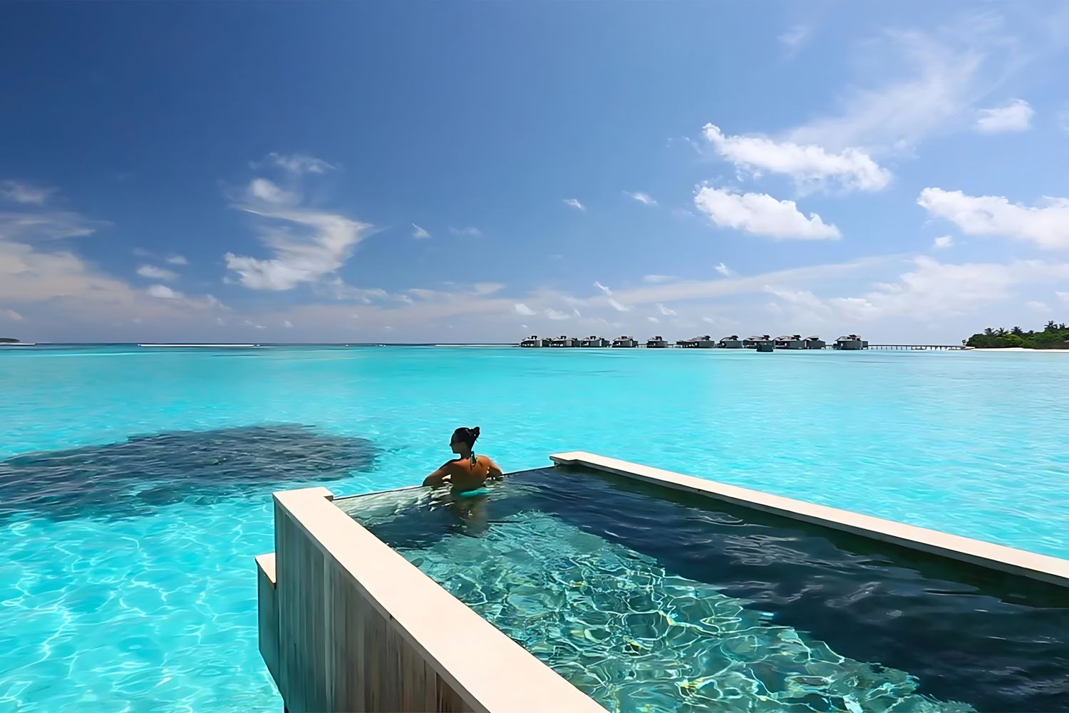 Ocean Water Villa with Pool LuxuriaVacations