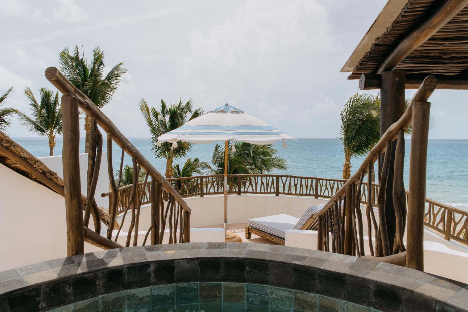 Oceanfront One Bedroom Plunge Pool Suite LuxuriaVacations