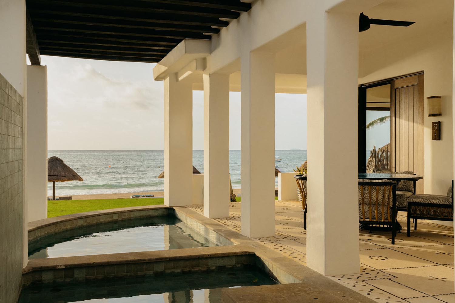 Oceanfront Two Bedroom Plunge Pool Suite LuxuriaVacations
