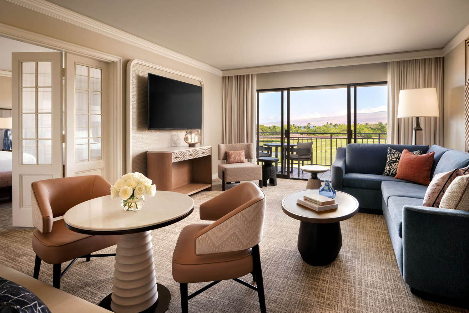 one bedroom suite ocean view queen/queen LuxuriaVacations