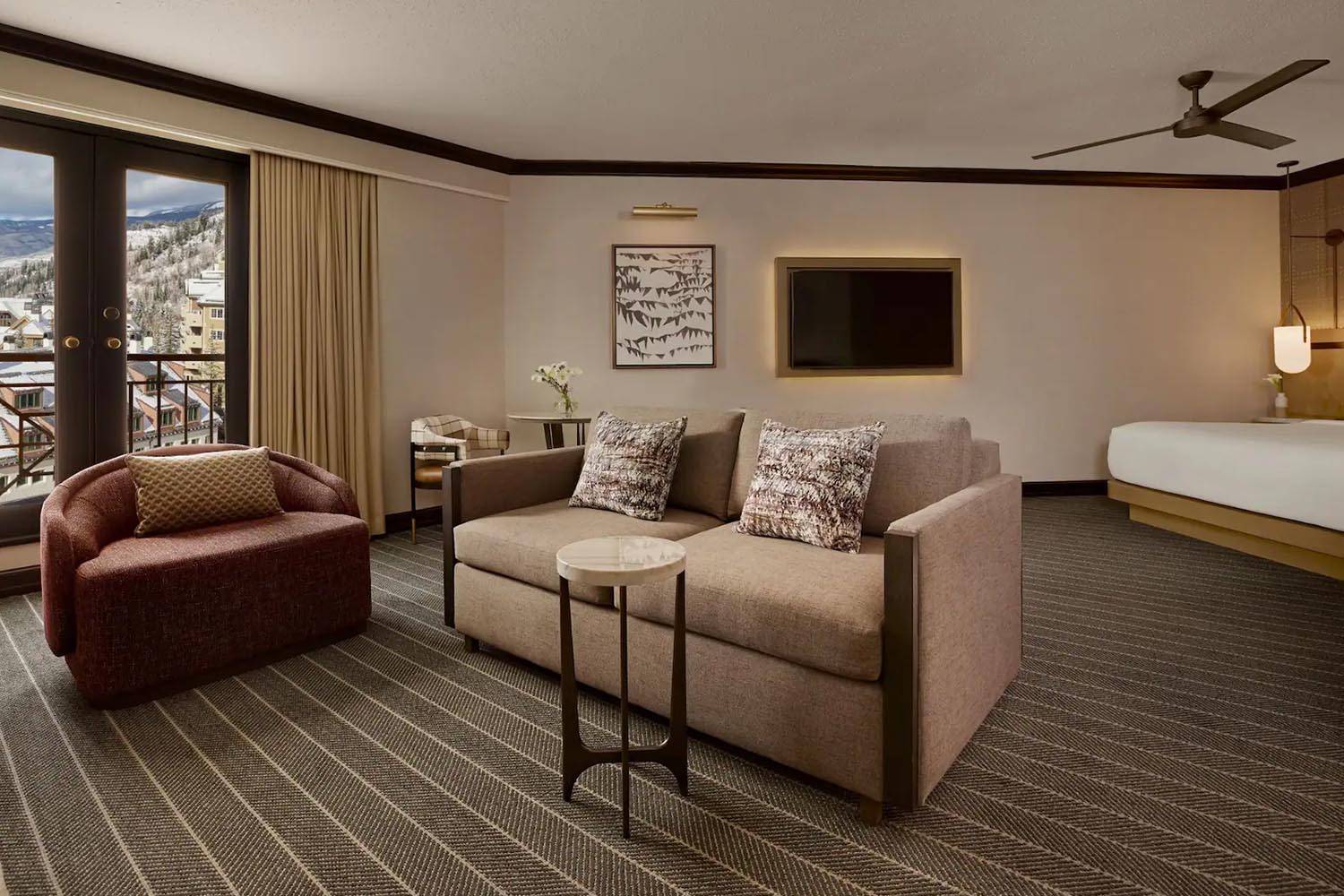 One King Park Junior Suite with Fireplace LuxuriaVacations