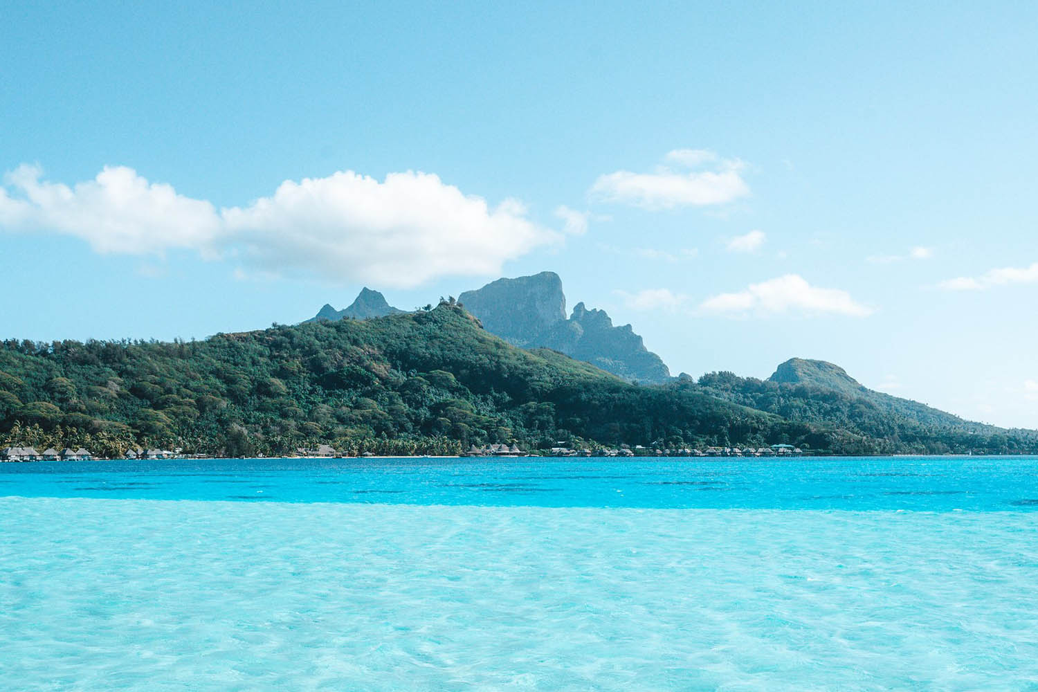 Overwater Bungalow Otemanu Mountain View LuxuriaVacations