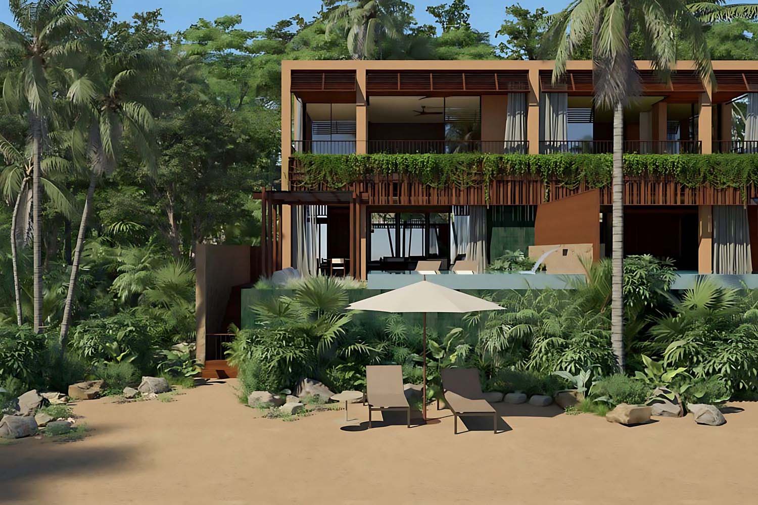 Panoramic view of the cliff Penthouse, 1 King, sofa bed LuxuriaVacations