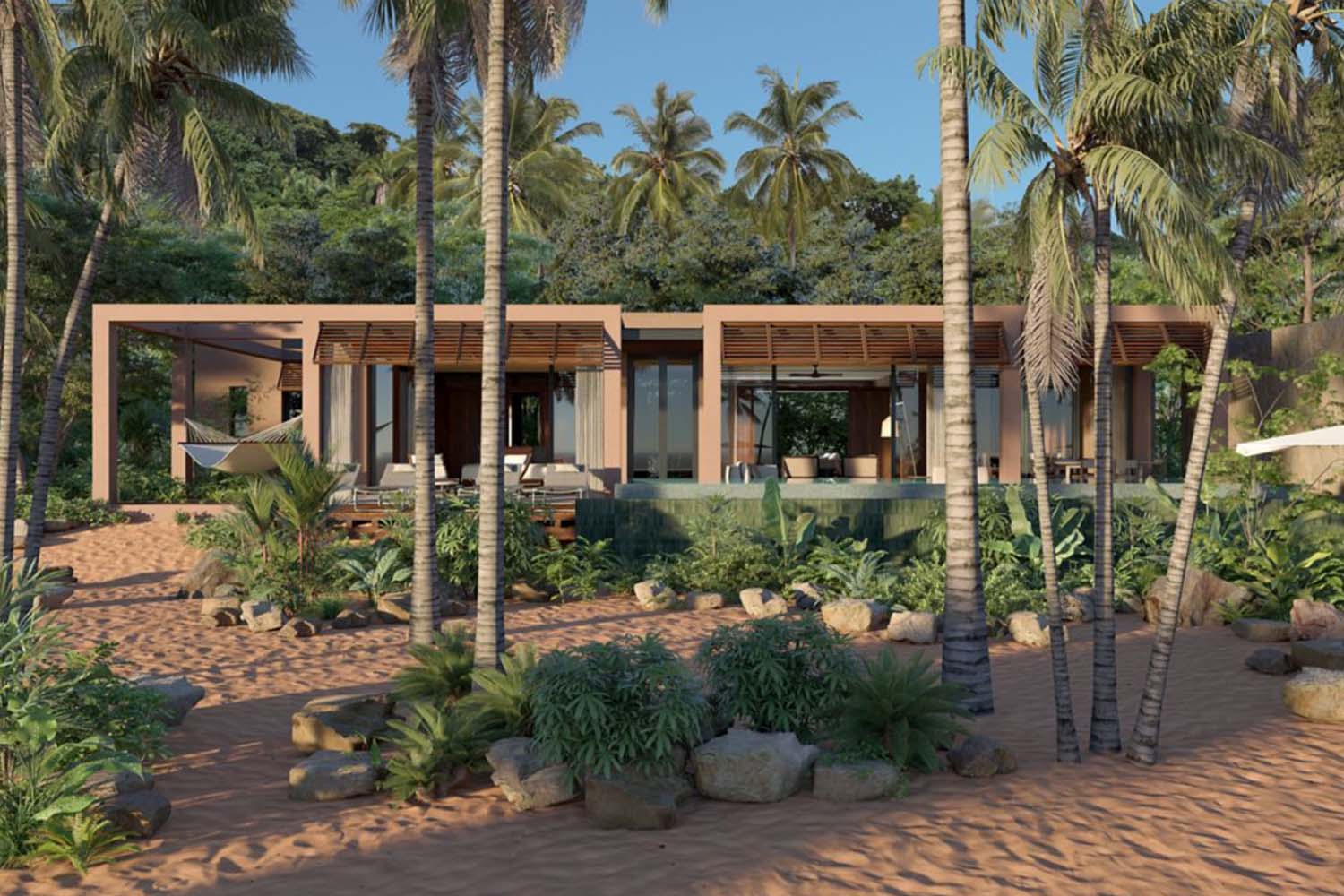 Panoramic view of the cliff Villa, 1 King, sofa bed LuxuriaVacations