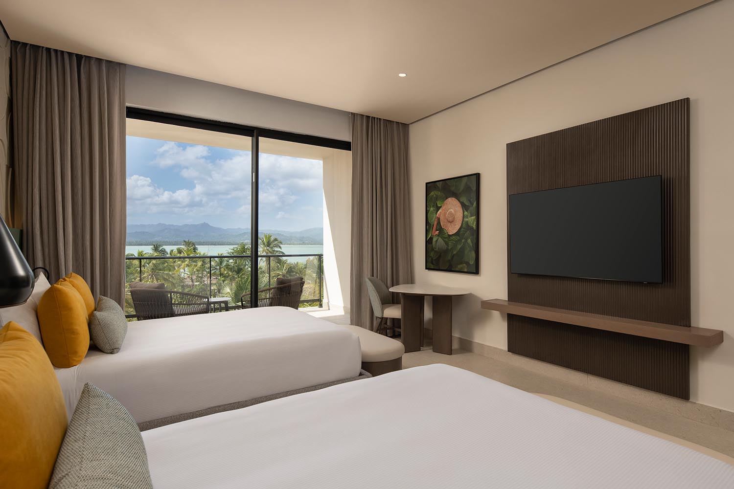 Partial Ocean View Room - 2 Queen Beds LuxuriaVacations