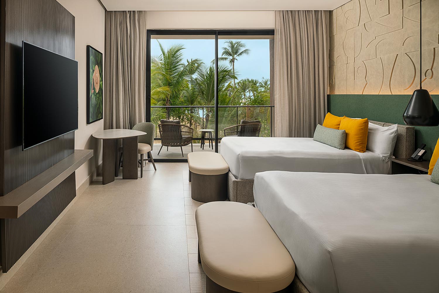 Partial Ocean View Room - 2 Queen Beds LuxuriaVacations
