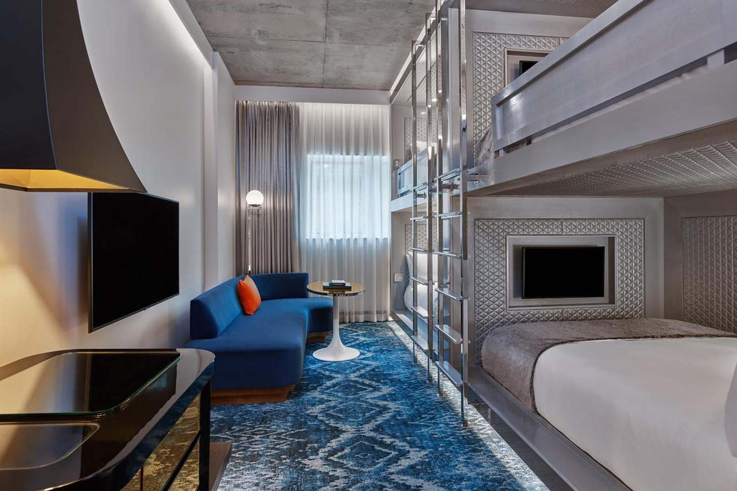 Quad Queen Bunk, Guest room, 4 Queen bunk, No view LuxuriaVacations