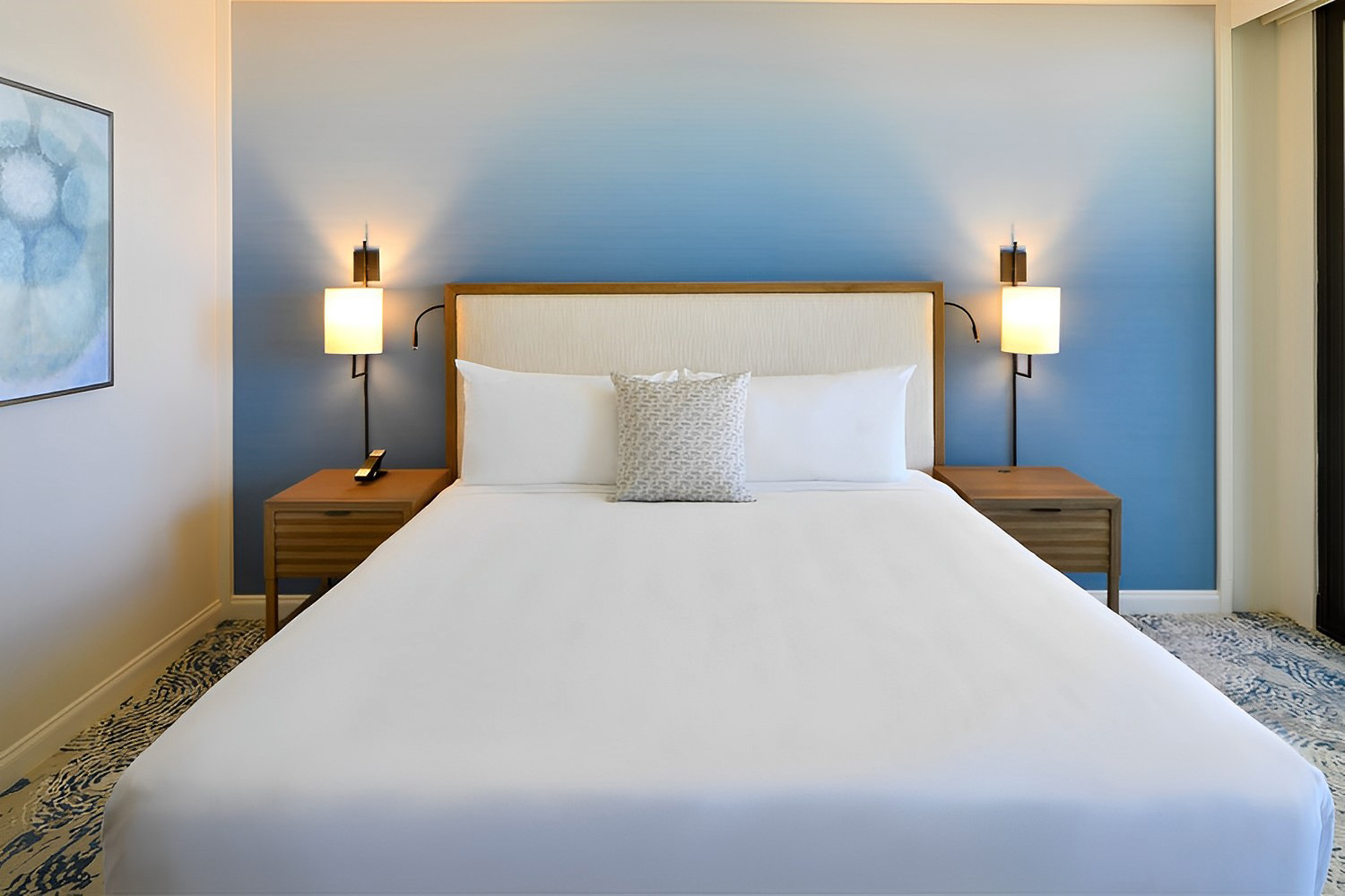 Standard Waikiki View  One Queen Bed Accessible LuxuriaVacations
