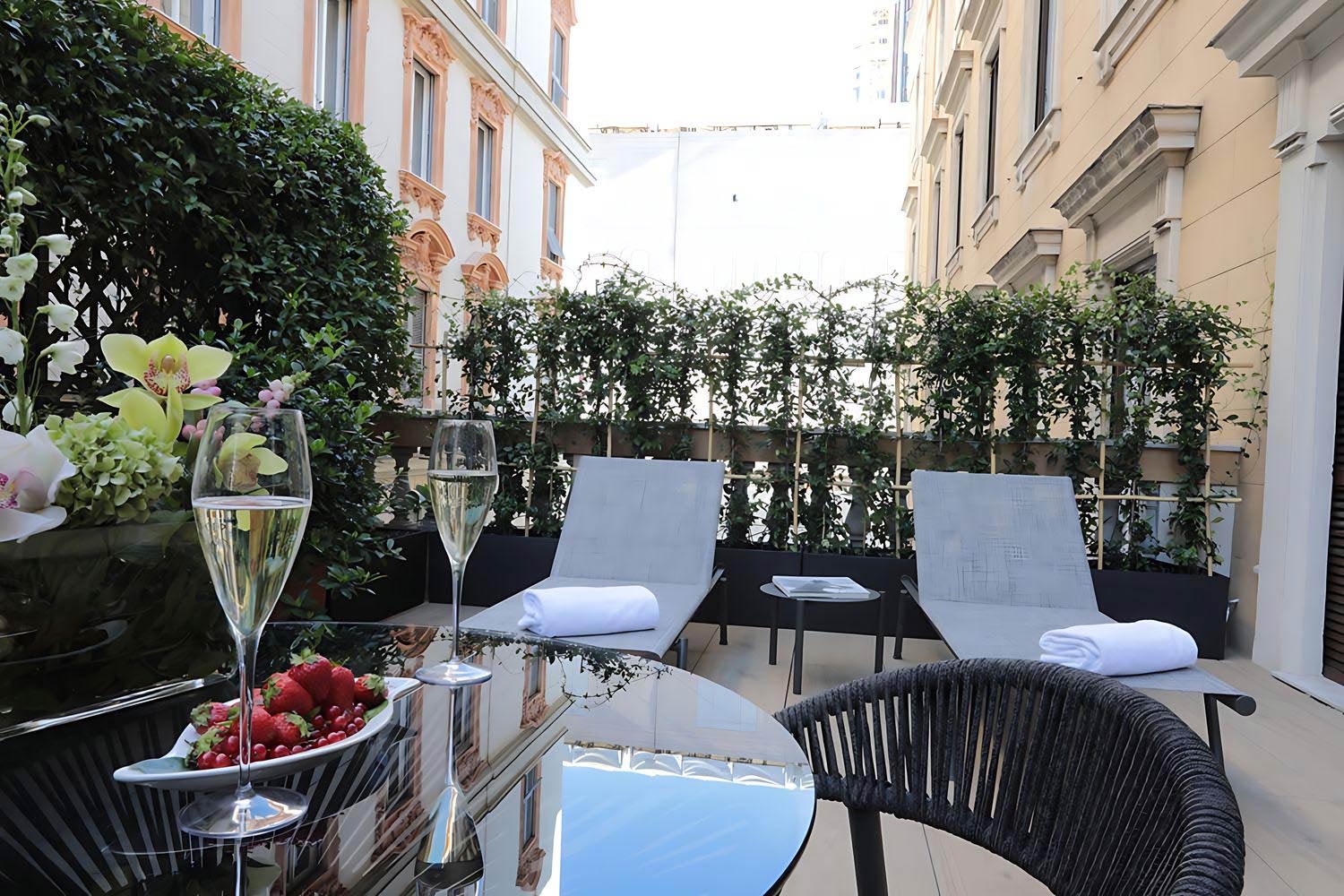 Terrace Junior Suite LuxuriaVacations