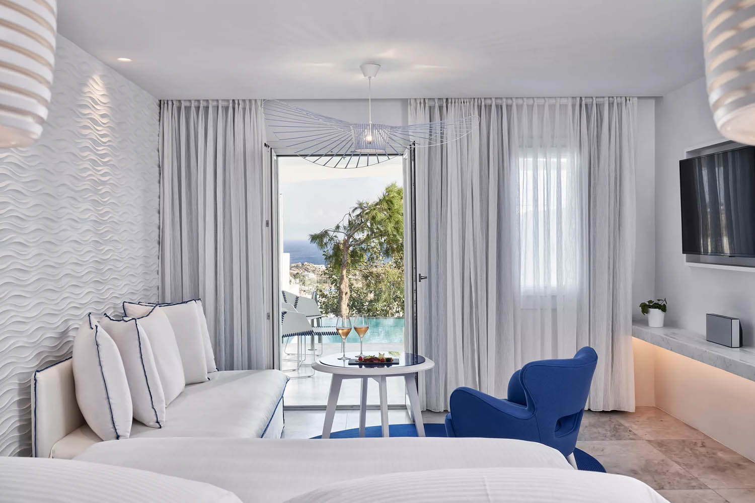 THALASSA Suite with Private Pool & Sea View LuxuriaVacations