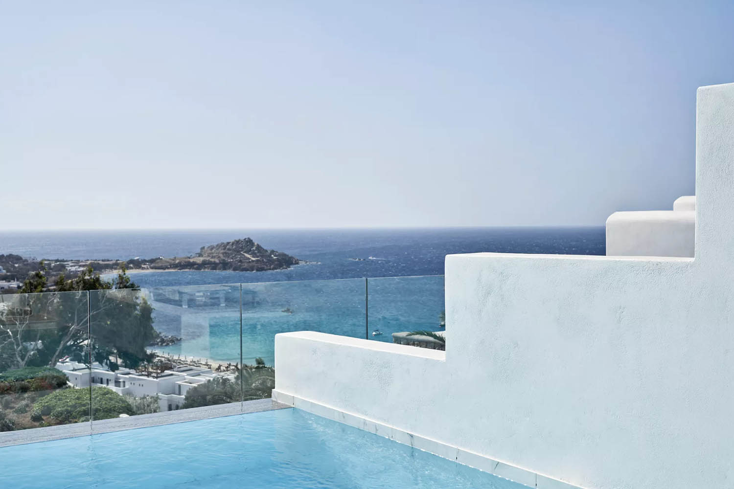 THALASSA Suite with Private Pool & Sea View LuxuriaVacations
