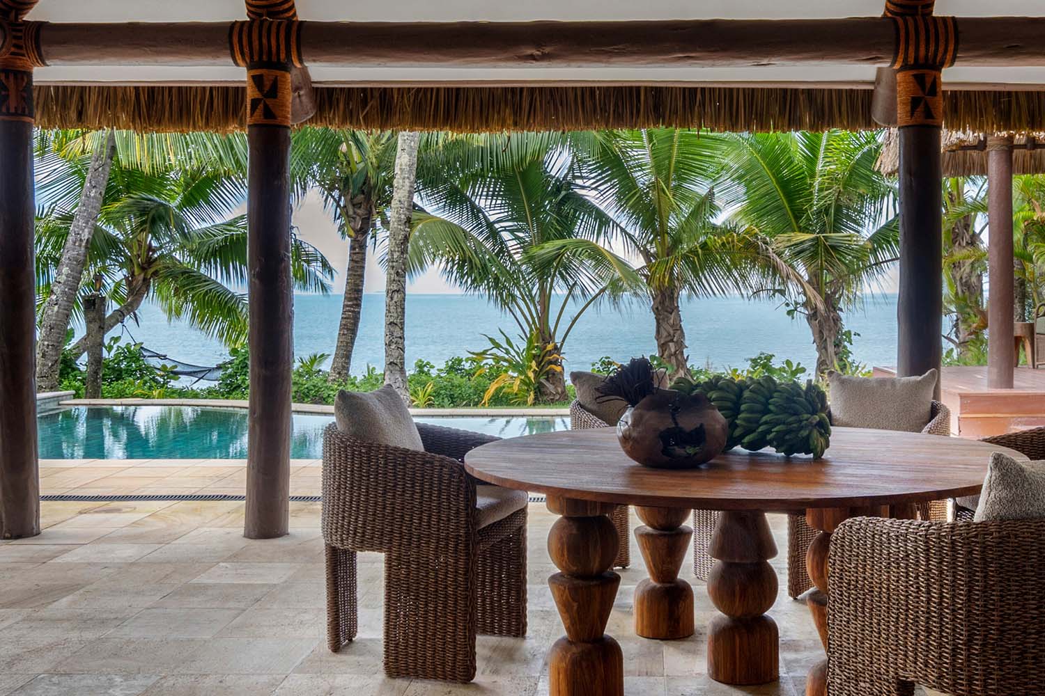 Three Bedroom Beachfront Pool Residence LuxuriaVacations