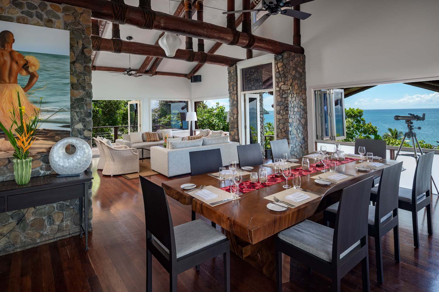 Three Bedroom Hilltop Oceanview Residence LuxuriaVacations